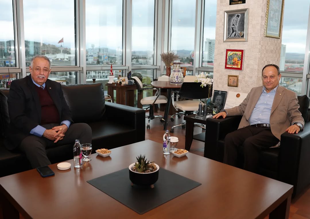 Afyonkarahisar Vali Yardımcısı Celil Ateşoğlu, ATSO Yönetim Kurulu Başkanını Ziyaret Etti