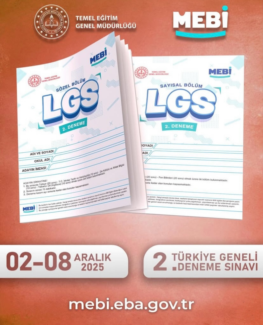 LGS Hazırlığında Hız Kesmiyoruz! Yeni Deneme 02-08 Aralık'ta