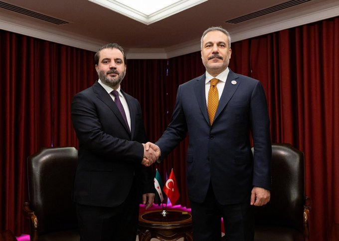 Bakan Fidan, Suriye Bakanıyla Görüştü