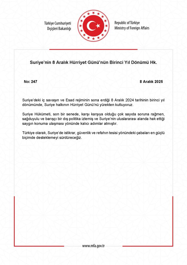 Suriye Hürriyet Günü Kutlaması