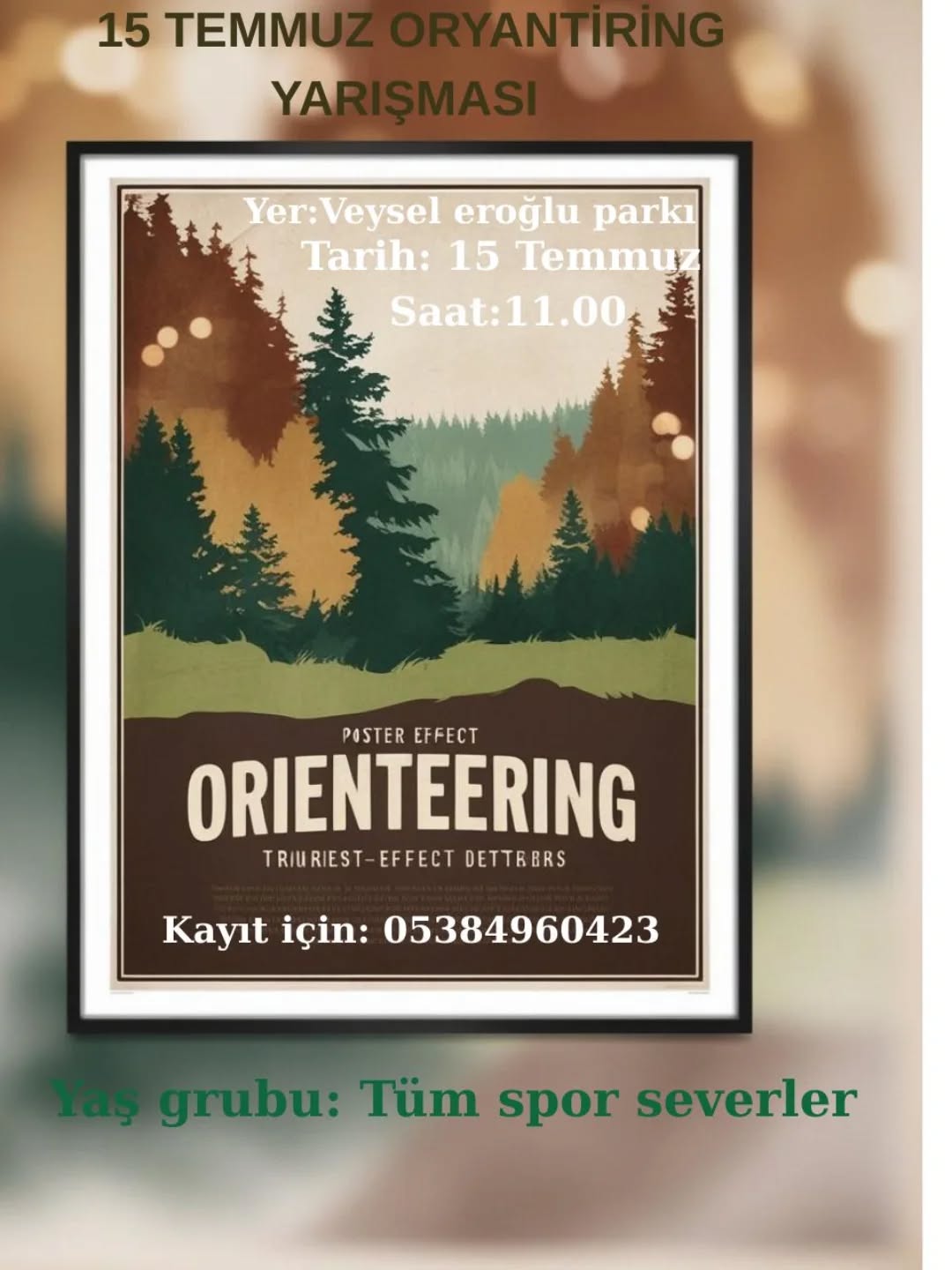 Afyonkarahisar Oryantiring İl Temsilciliği'nden Kayıt İçin Başvuru Çağrısı