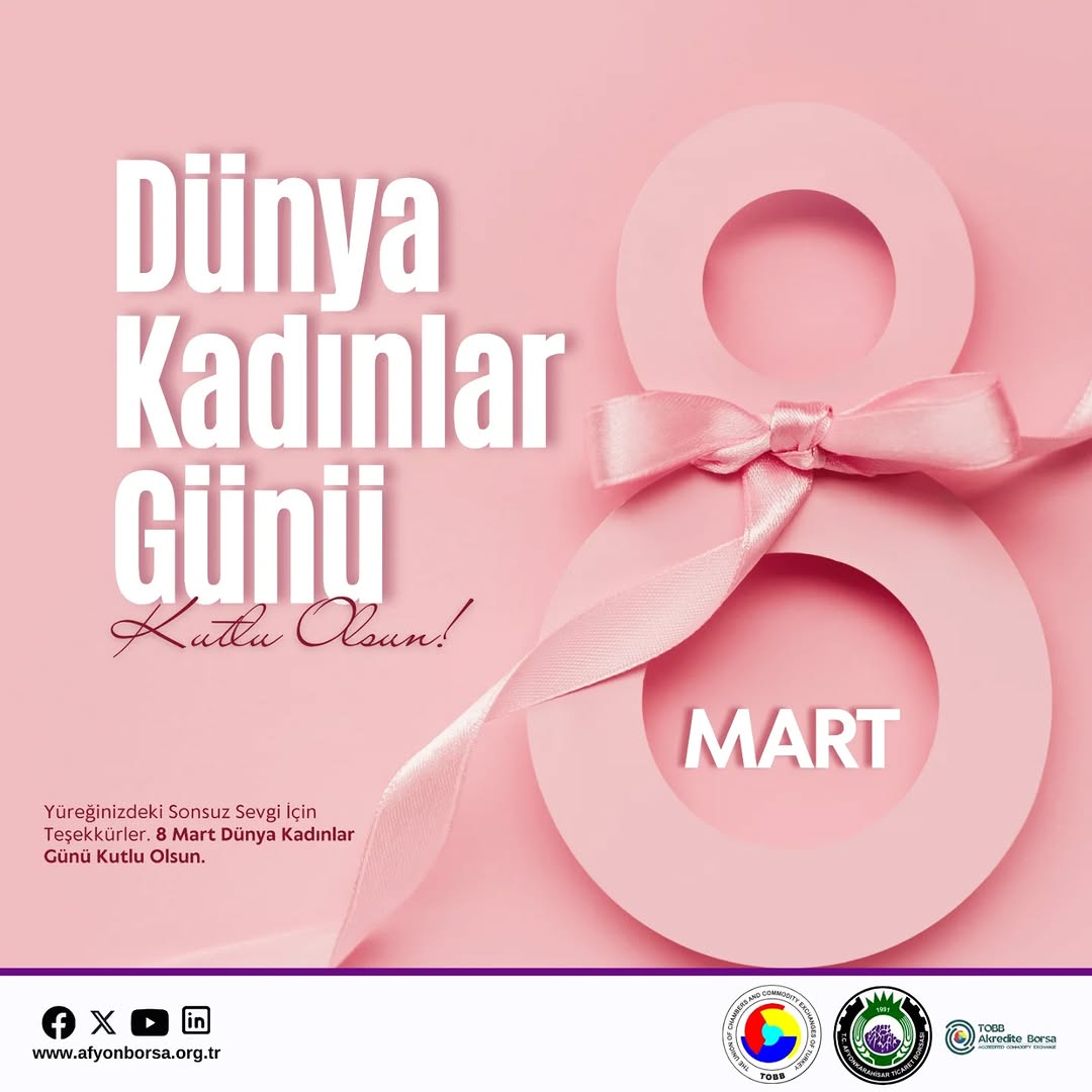 Afyonkarahisar Ticaret Borsası'ndan Anlamlı Paylaşım