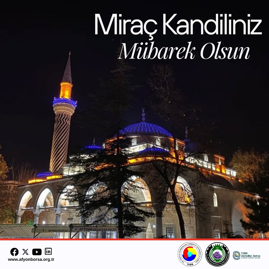 Afyonkarahisar Ticaret Borsası'ndan Kandil Kutlaması