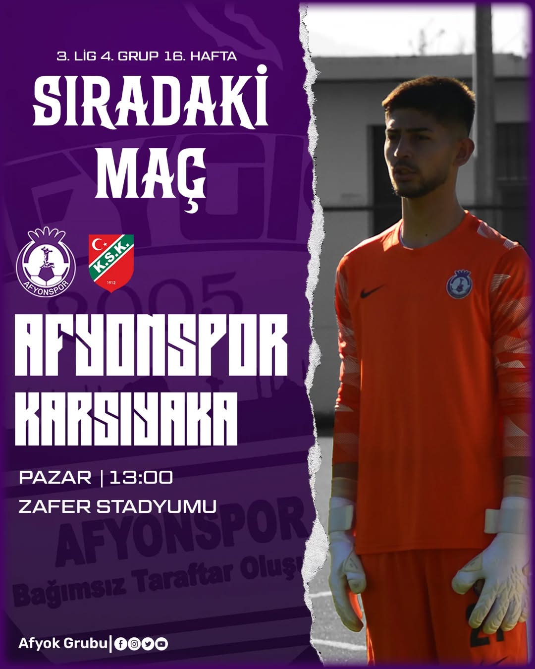 Afyonspor'un Karşıyaka İle Oynayacağı Maçın Detayları