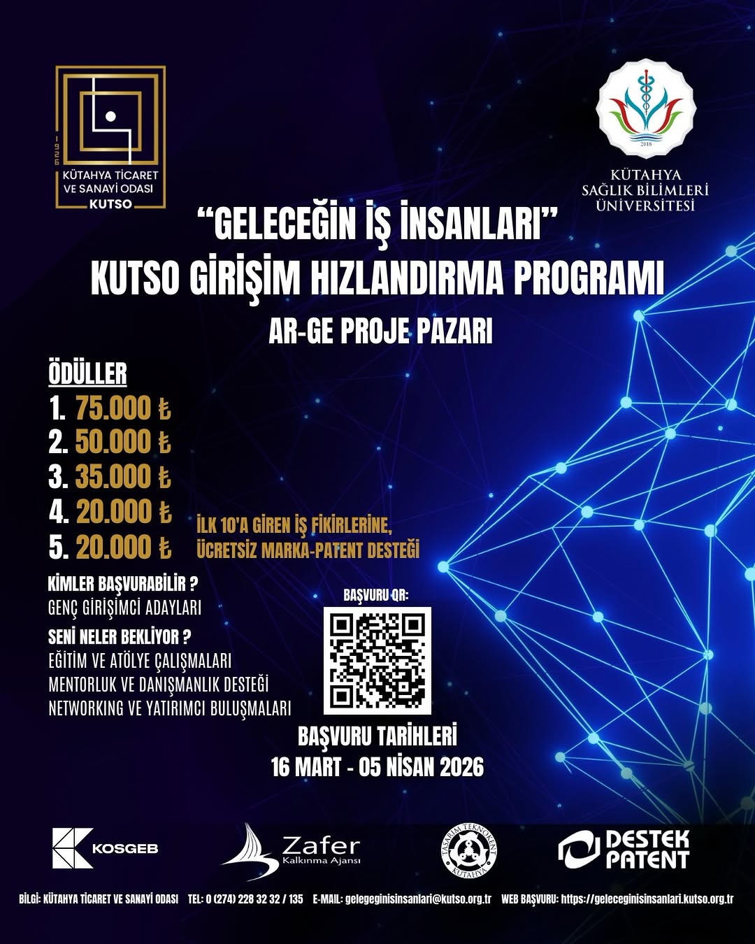 Kütahya’da 'Geleceğin İş İnsanları' Programı Başvuruları Başladı