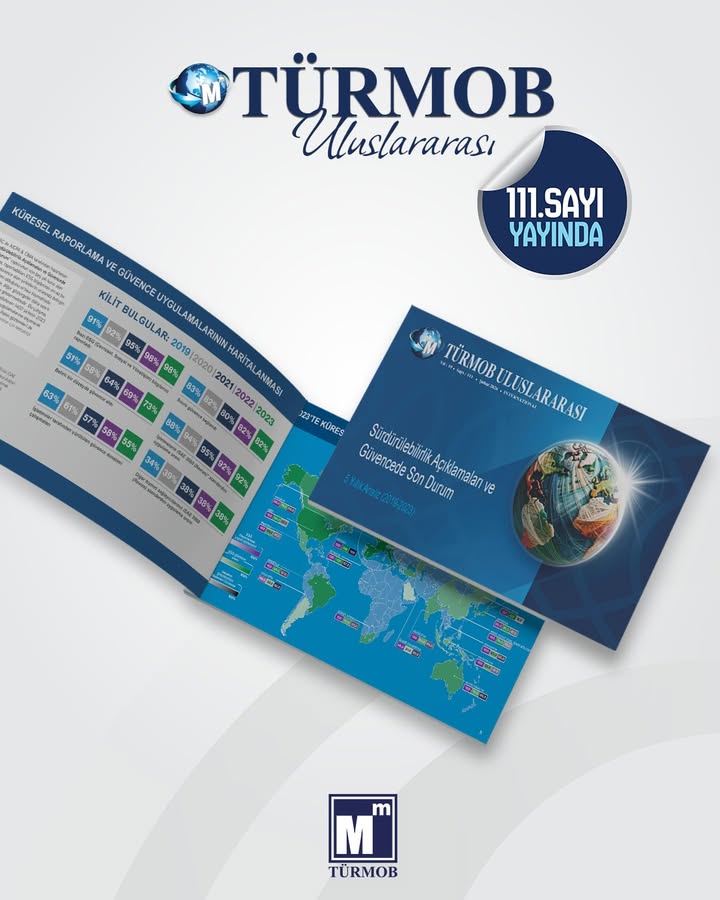 TÜRMOB Uluslararası Dergisi – 111. Sayısı Yayında!