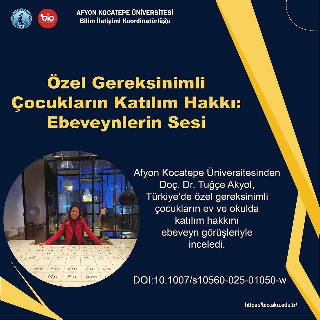 Özel Gereksinimli Çocukların Katılım Hakkı: Ebeveynlerin Sesi