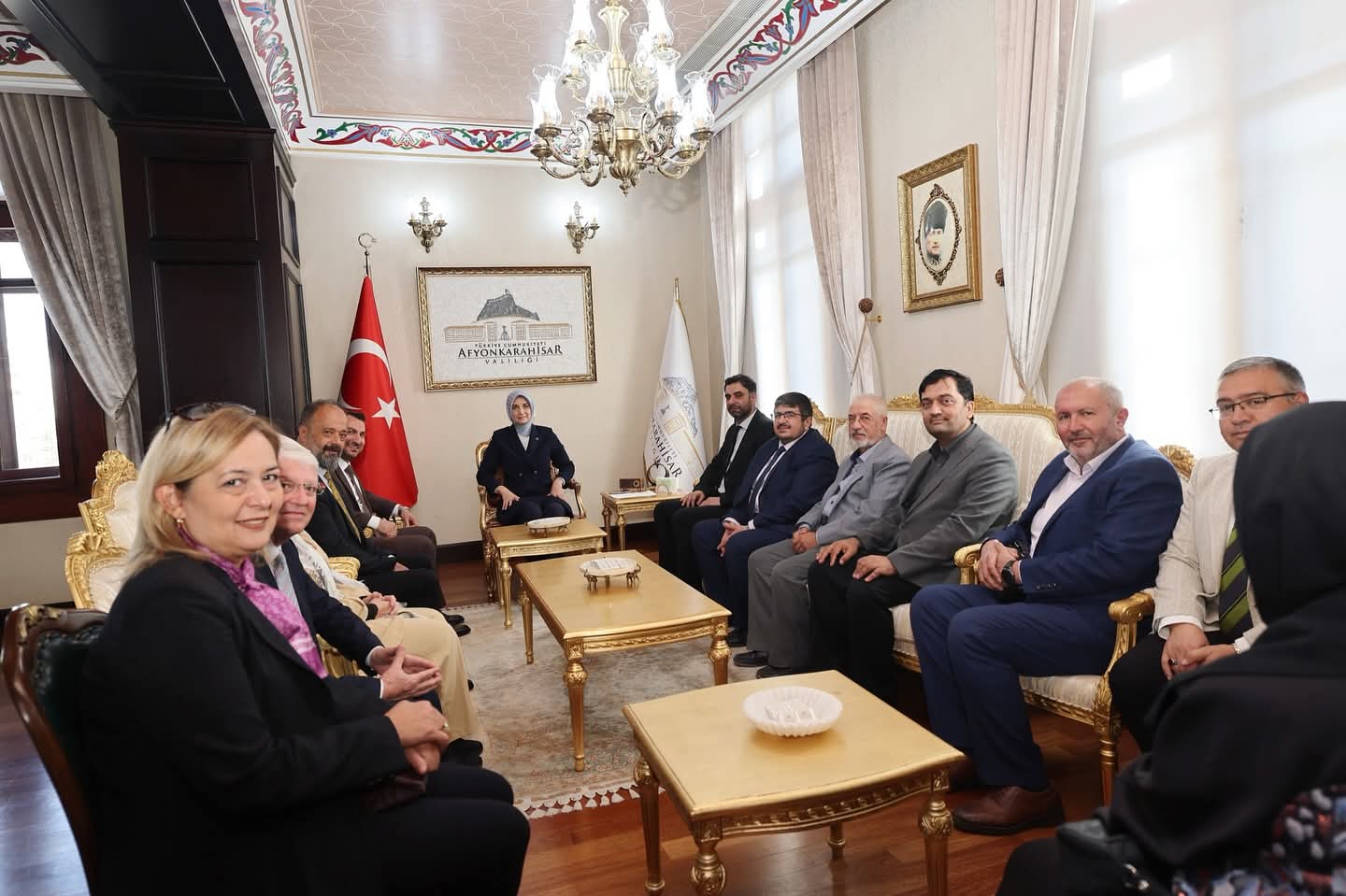 Vali Yiğitbaşı  Kardeşlik Köprüsü Projesi Heyetini Kabul Etti