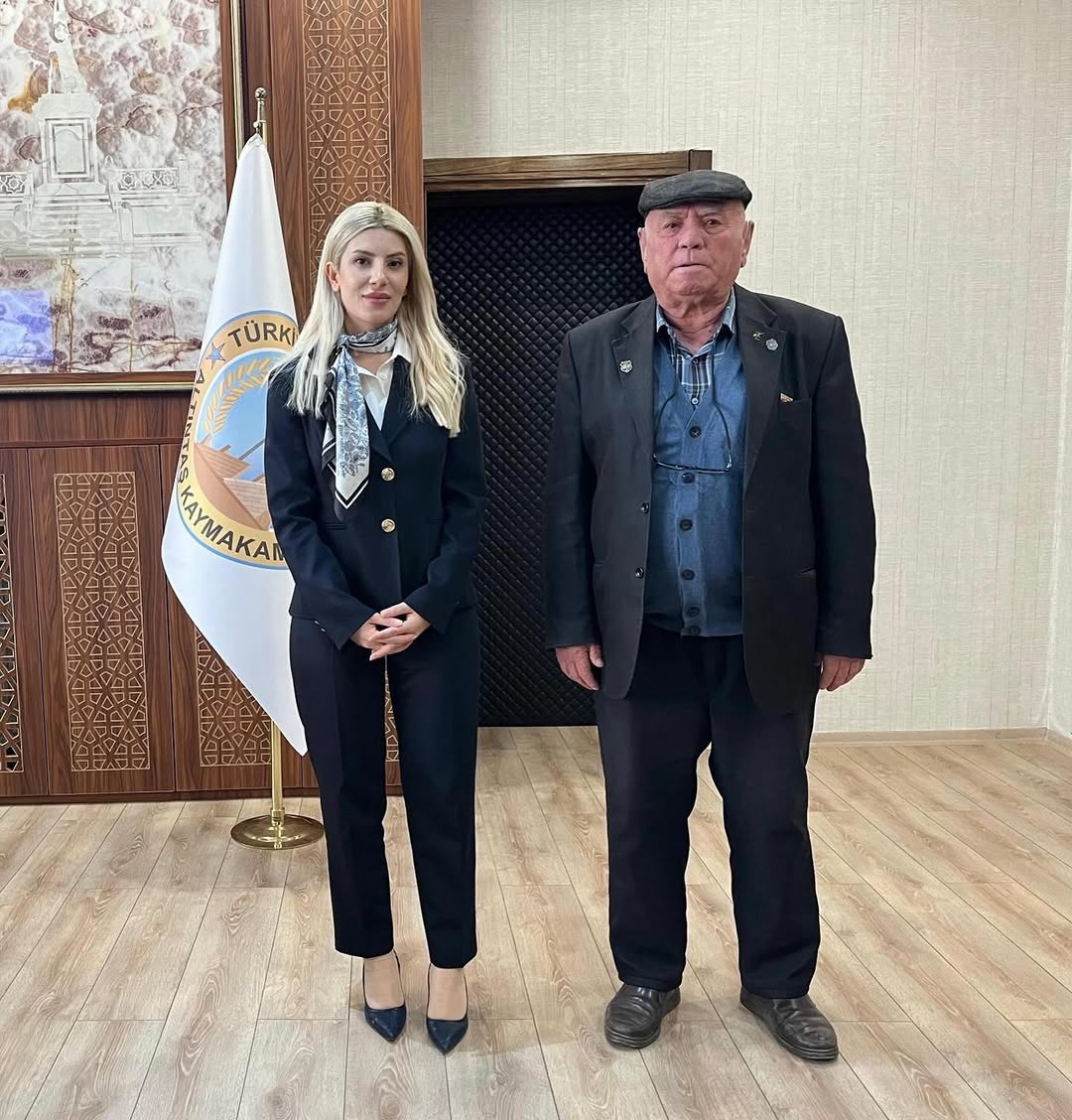 Şehidimiz Piyade Er Ahmet OYUKLU’nun Babası Kaymakamımız Sayın Ayşegül YILDIRIM’ı Ziyaret Etti