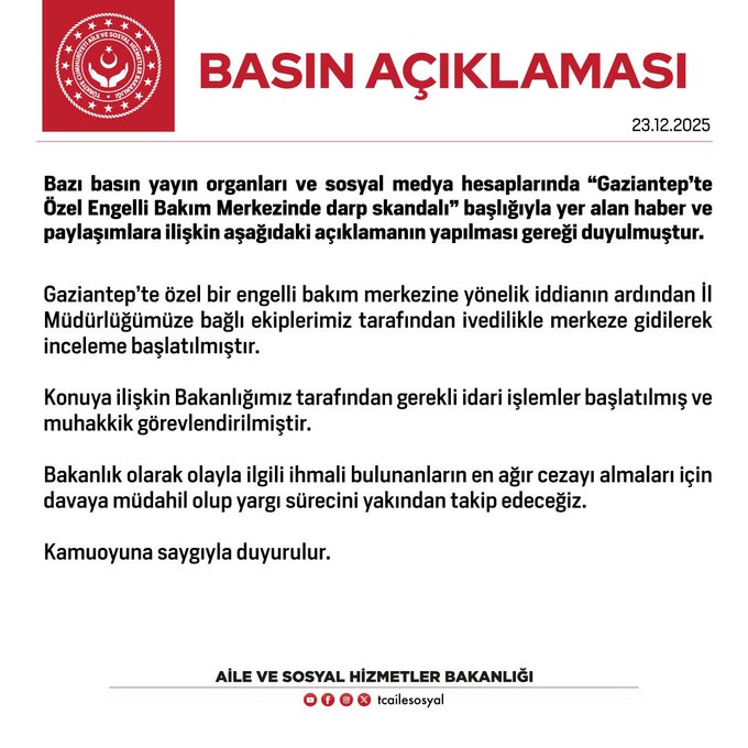 Darp Skandalı Açıklaması