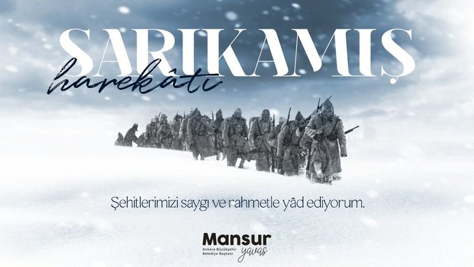 Sarıkamış Şehitleri Anıldı