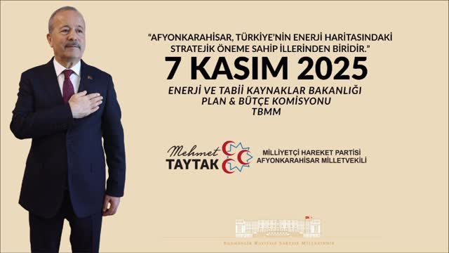 Afyonkarahisar Enerji Haritasındaki Stratejik Öneme Sahip Bir İldir