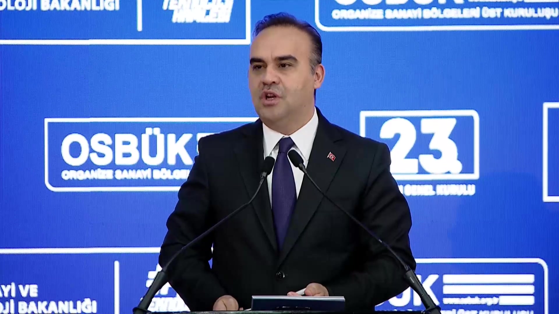 T.C. Sanayi ve Teknoloji Bakanı Mustafa Varank'ın OSBÜK 23. Olağan Genel Kurulu'nda Yaptığı Konuşma