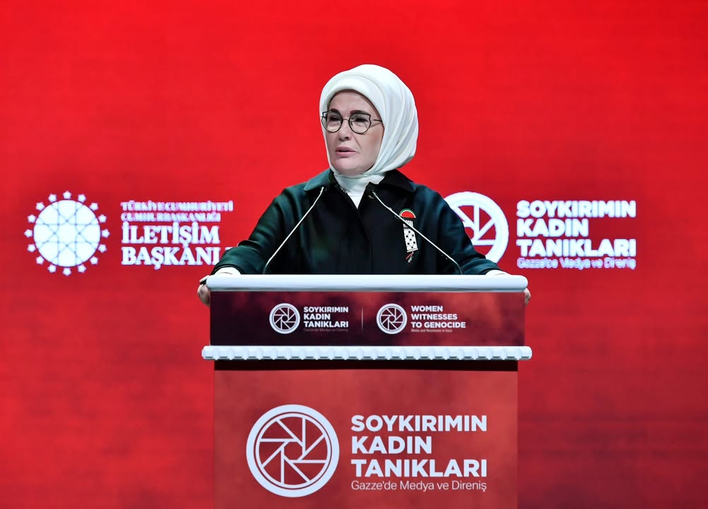 Sayın Emine Erdoğan, 'Soykırımın Kadın Tanıkları: Gazze'de Medya ve Direniş' Programının Açılışına Katıldı
