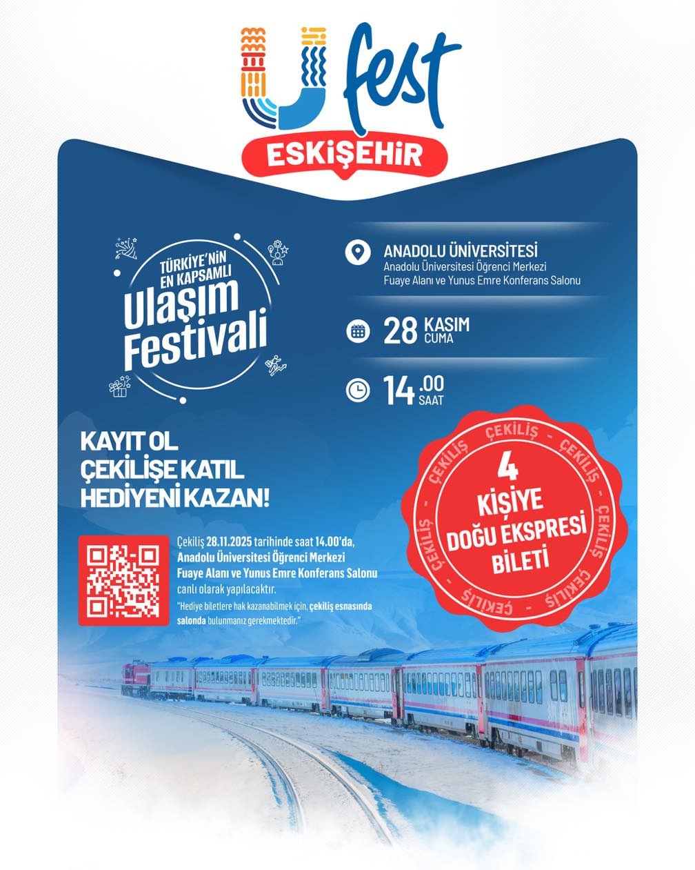 Ufest Eskişehir: Türkiye’nin En Kapsamlı Ulaşım Festivali Anadolu Üniversitesi'nde!