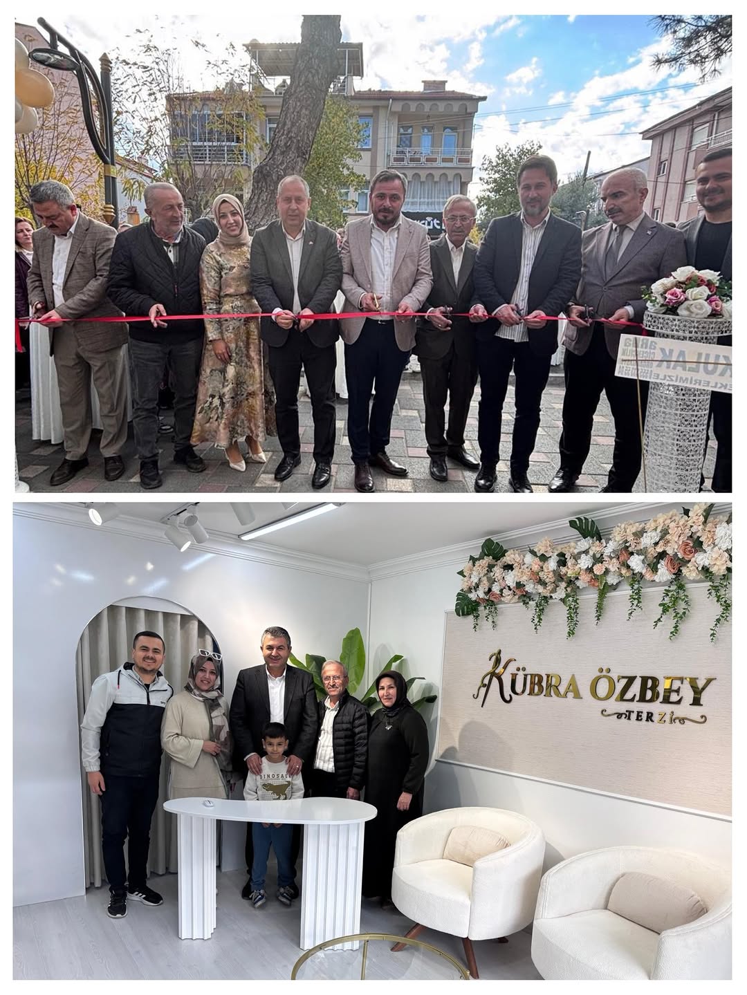 Kübra Özbey Boutique & Terzi İş Yerinin Açılışı