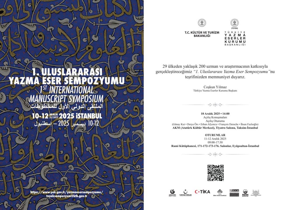 I. Uluslararası Yazma Eser Sempozyumu Detayları