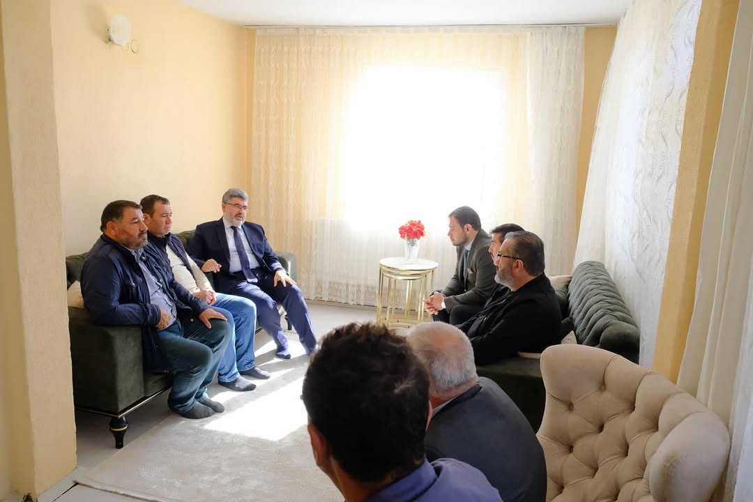 Dinar'da Demirci Recep Çetin ve Ailesine Taziye Ziyareti