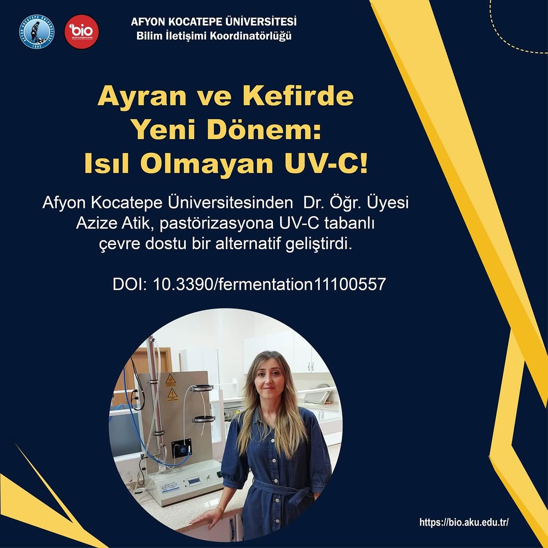 Ayran & Kefir Üretiminde Yenilik: UV-C Işını Kullanımı