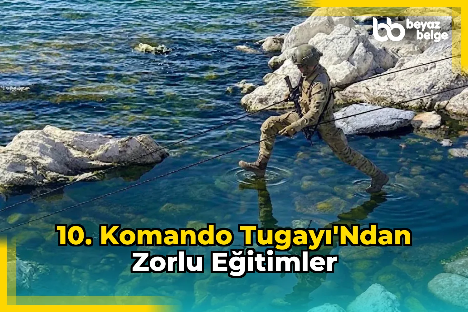 10. Komando Tugayı'ndan Zorlu Eğitimler