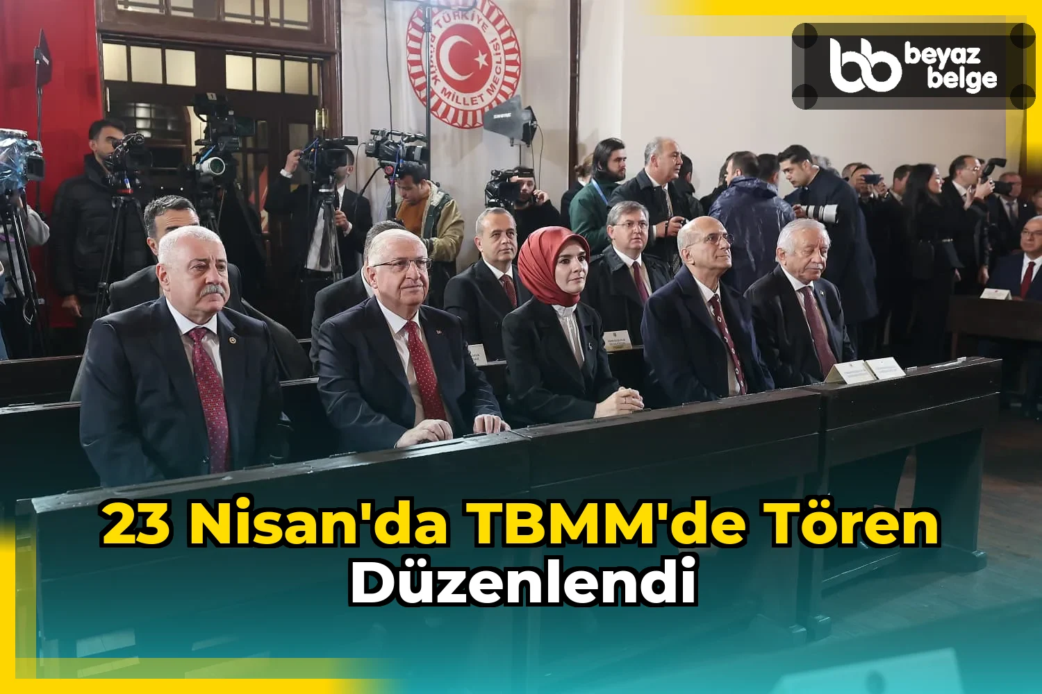 23 Nisan'da TBMM'de tören düzenlendi