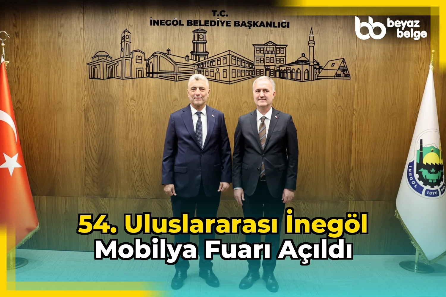 54. Uluslararası İnegöl Mobilya Fuarı Açıldı
