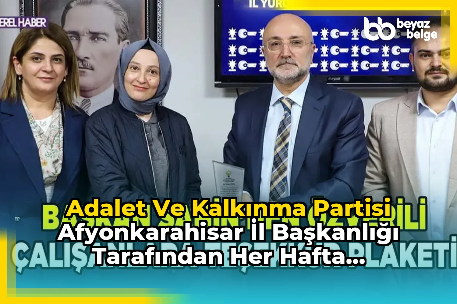 Adalet ve Kalkınma Partisi Afyonkarahisar İl Başkanlığı tarafından her hafta düzenlenen İl Yönetim Kurulu...