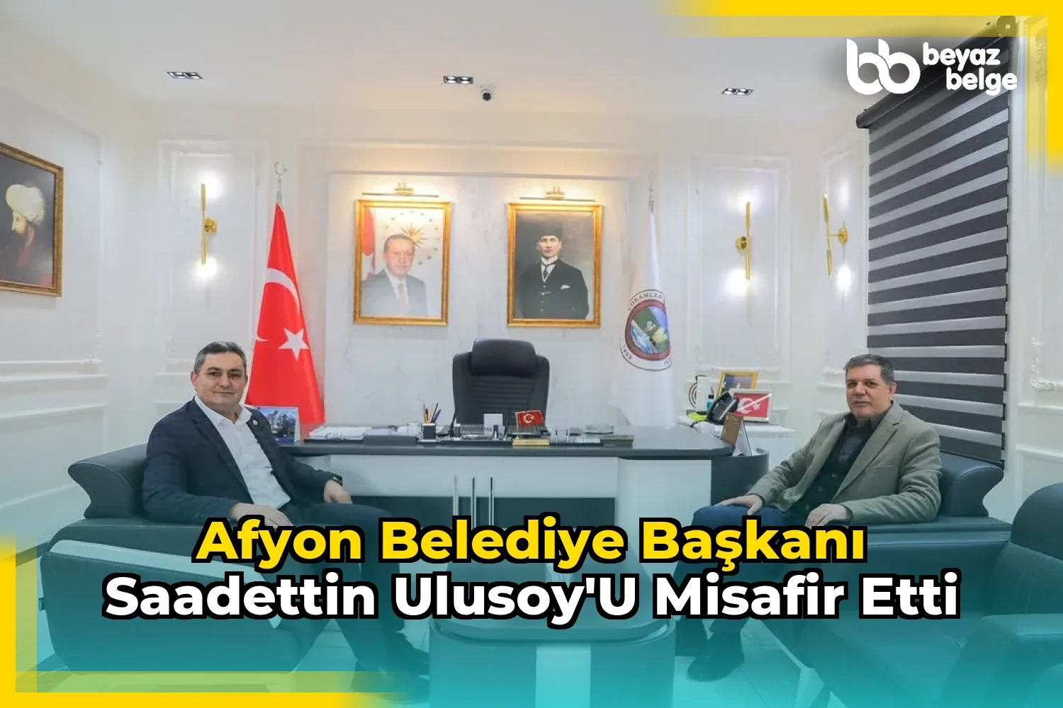 Afyon Belediye Başkanı Saadettin Ulusoy'u Misafir Etti