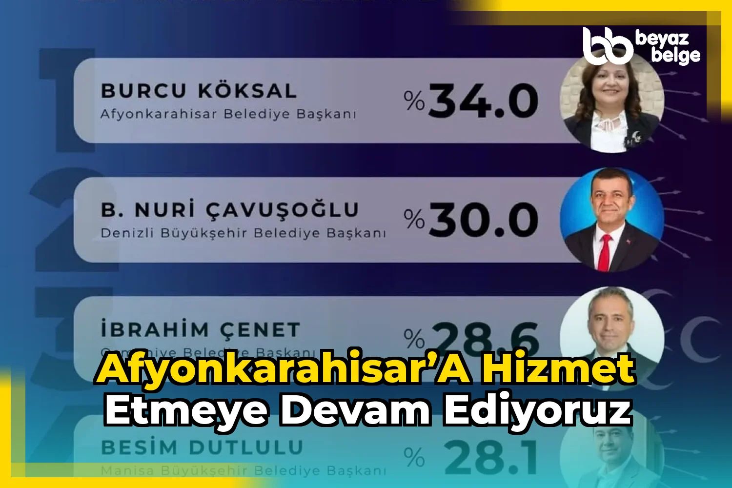 Afyonkarahisar’a Hizmet Etmeye Devam Ediyoruz
