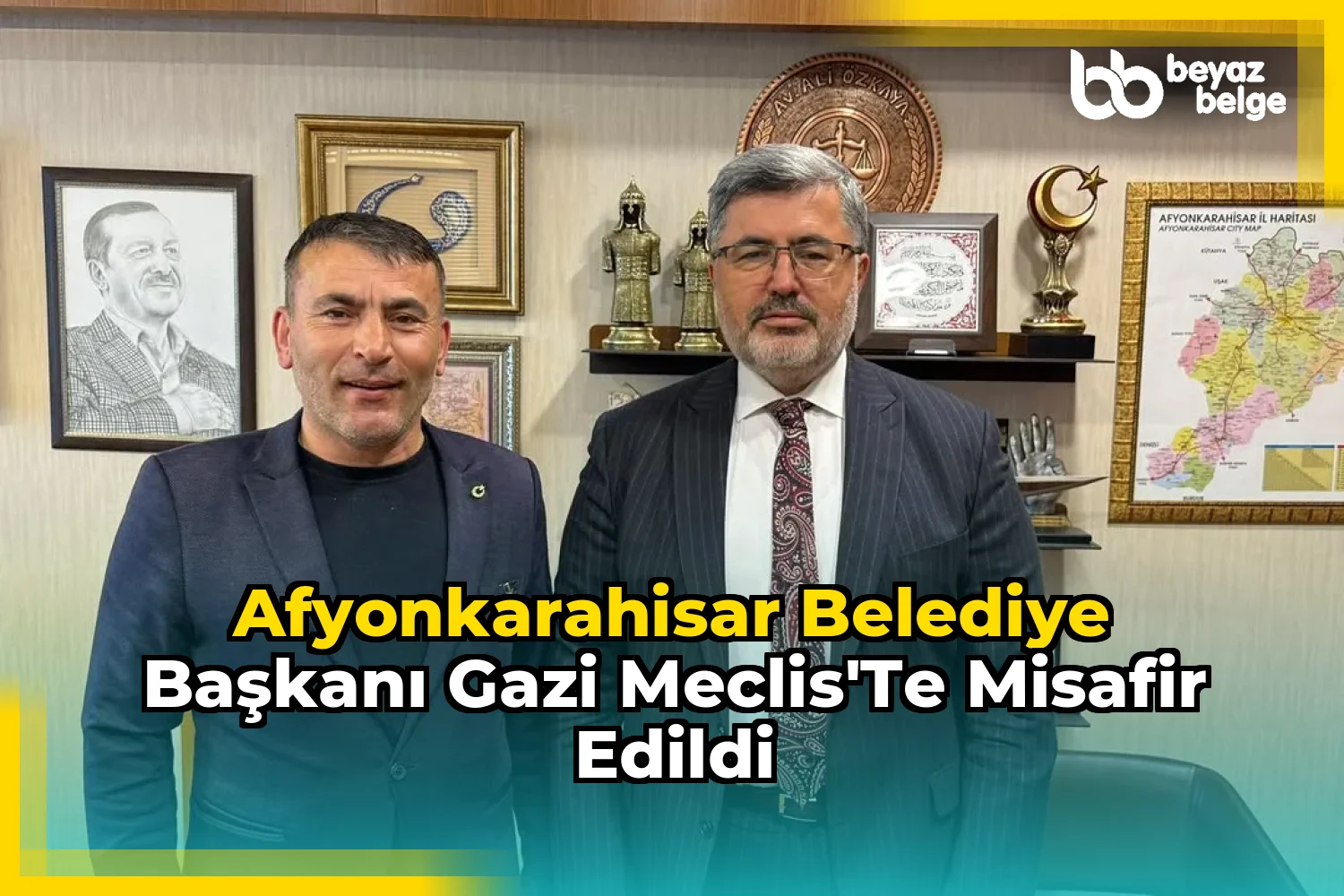 Afyonkarahisar Belediye Başkanı Gazi Meclis'te Misafir Edildi