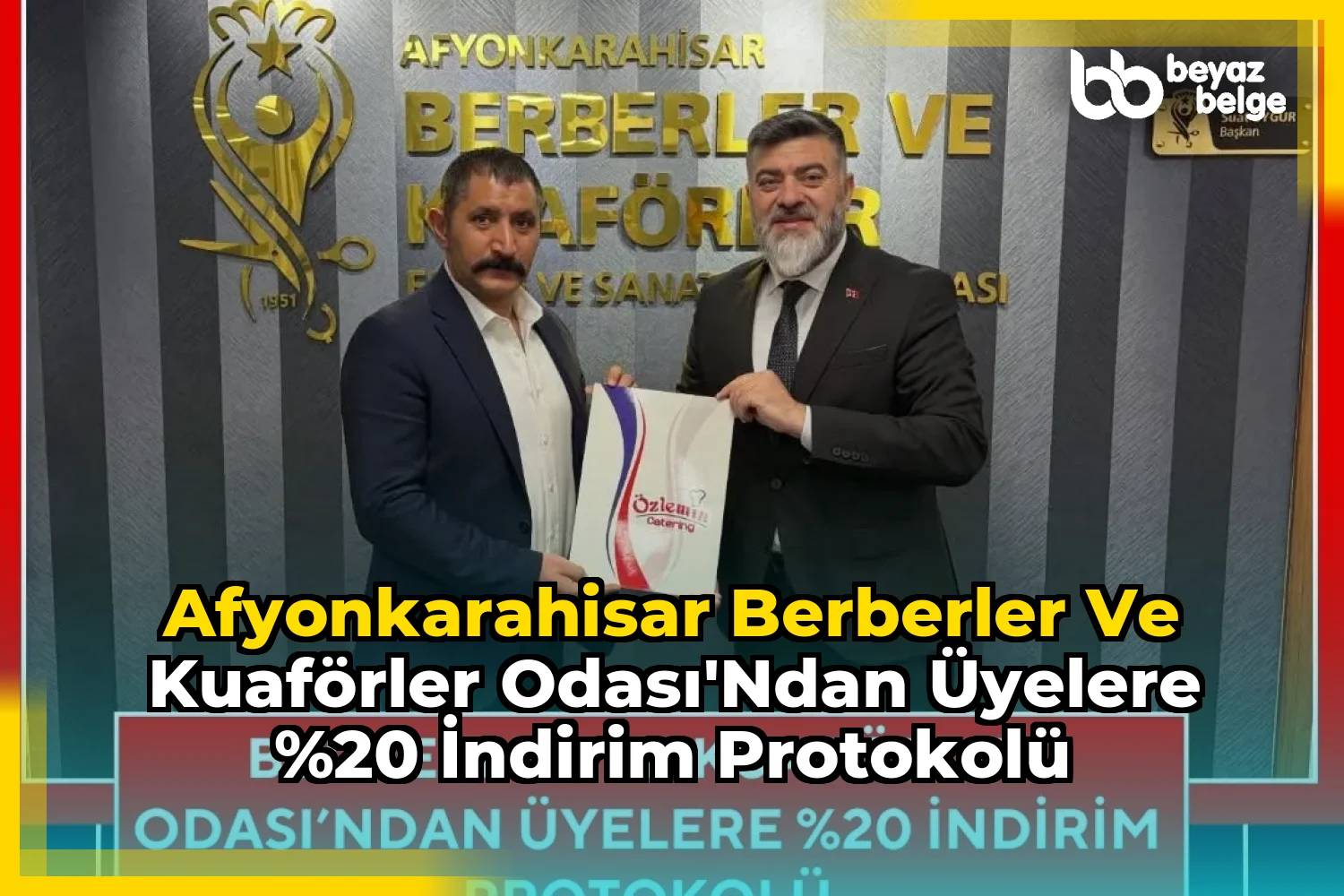 Afyonkarahisar Berberler ve Kuaförler Odası'ndan Üyelere %20 İndirim Protokolü