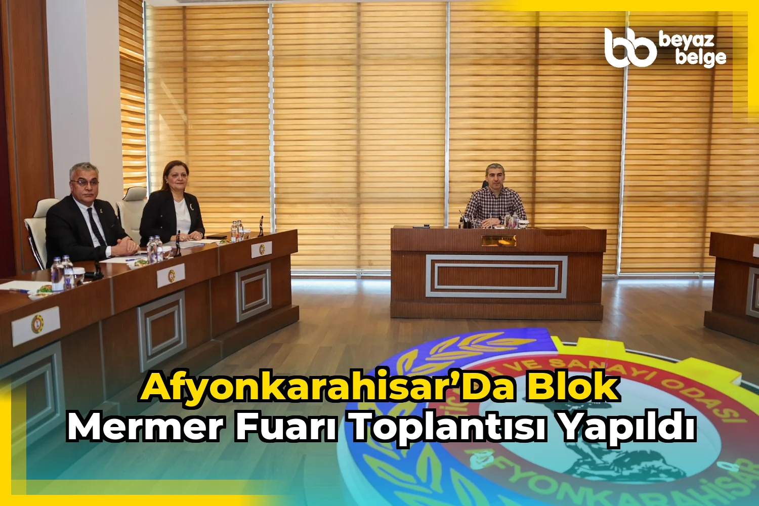 Afyonkarahisar’da Blok Mermer Fuarı Toplantısı Yapıldı