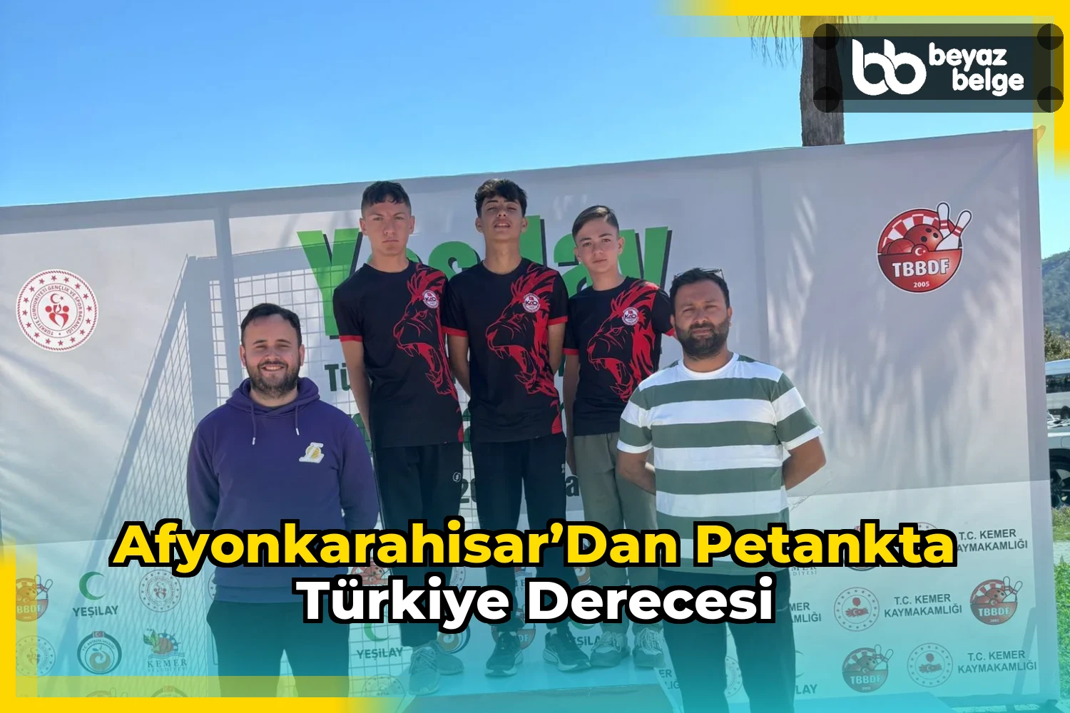 Afyonkarahisar’dan Petankta Türkiye Derecesi