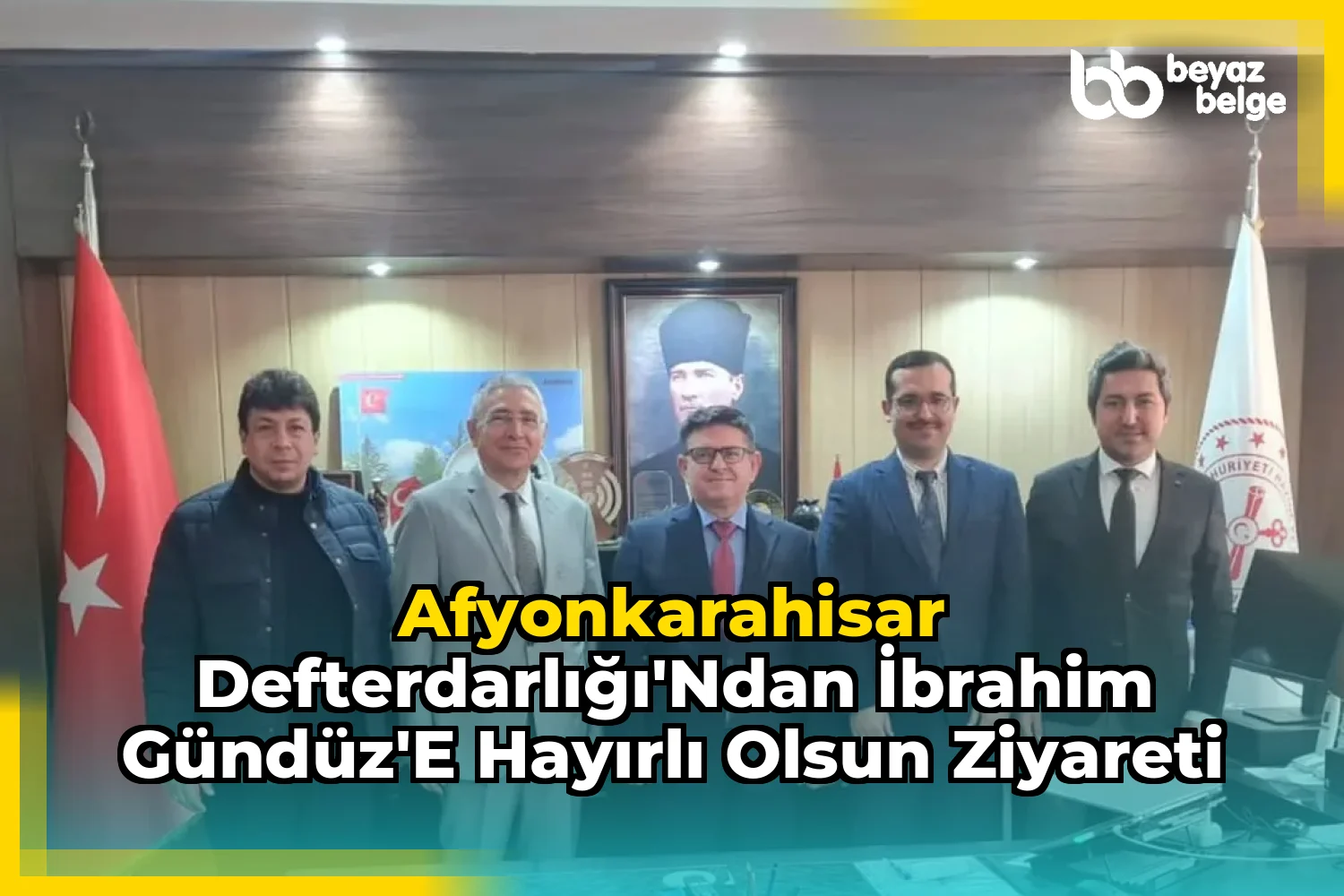 Afyonkarahisar Defterdarlığı'ndan İbrahim GÜNDÜZ'e Hayırlı Olsun Ziyareti