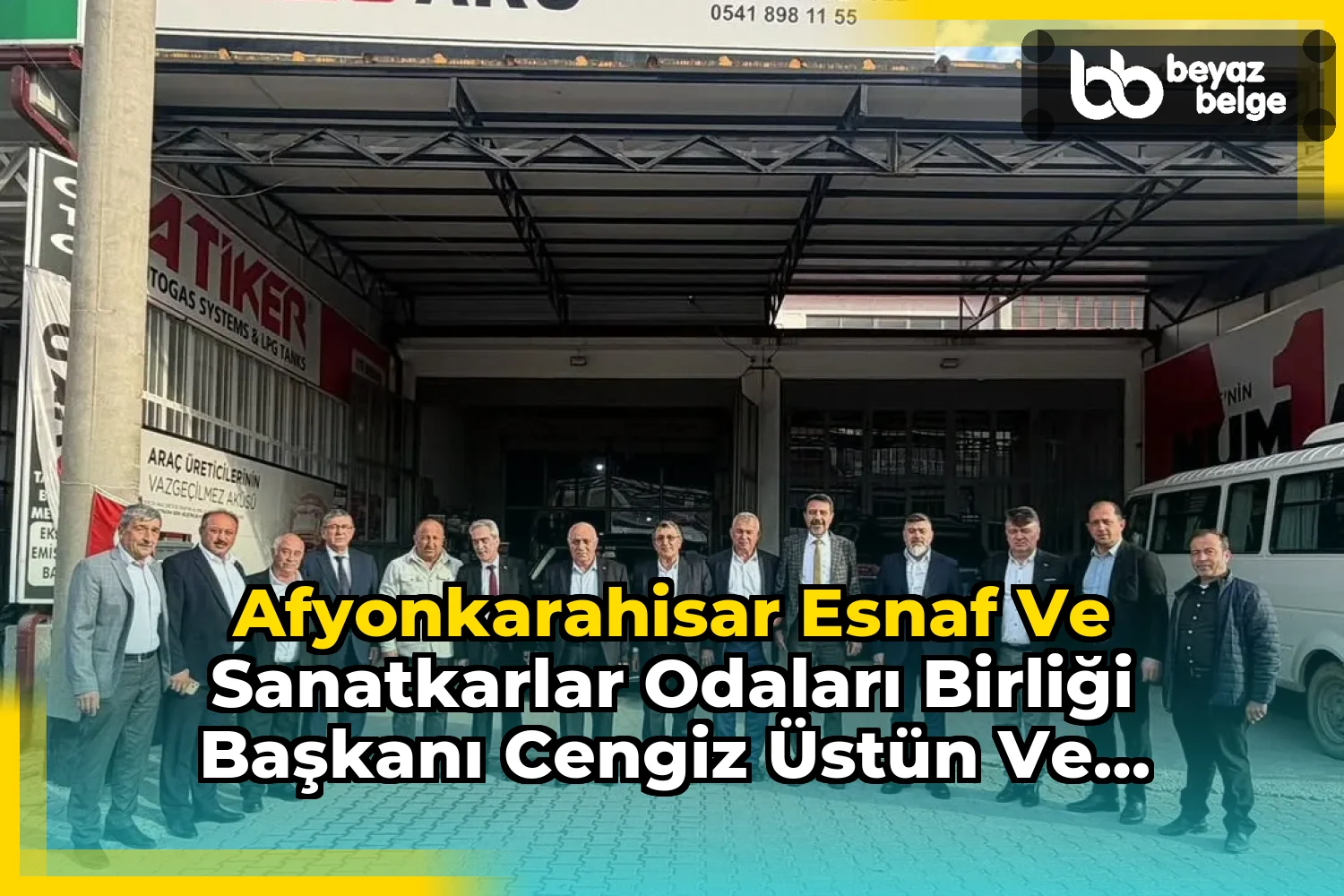 Afyonkarahisar Esnaf ve Sanatkarlar Odaları Birliği Başkanı Cengiz Üstün ve Diğer Esnaf Odası Başkanlarından Ziyaret