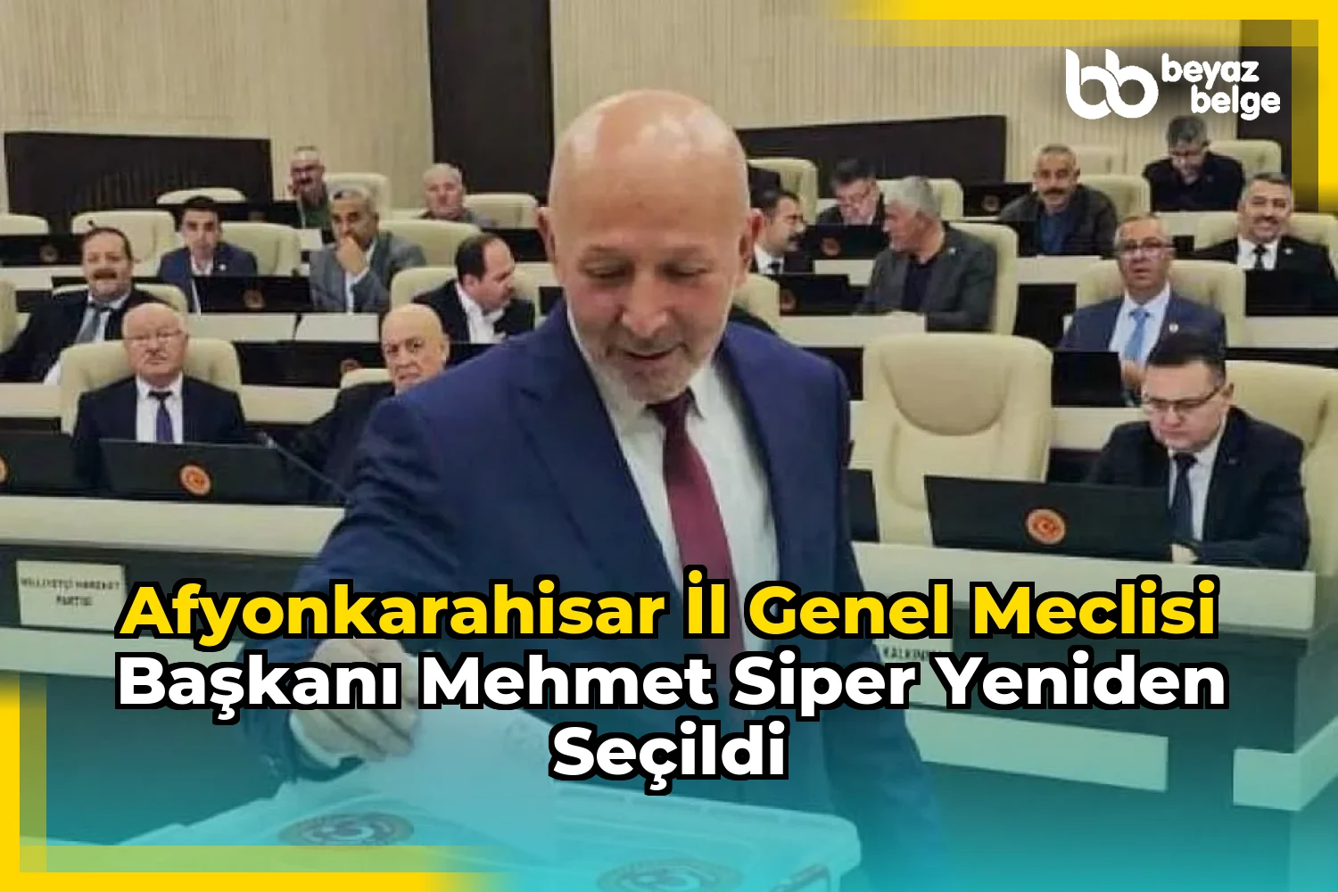 Afyonkarahisar İl Genel Meclisi Başkanı Mehmet Siper Yeniden Seçildi