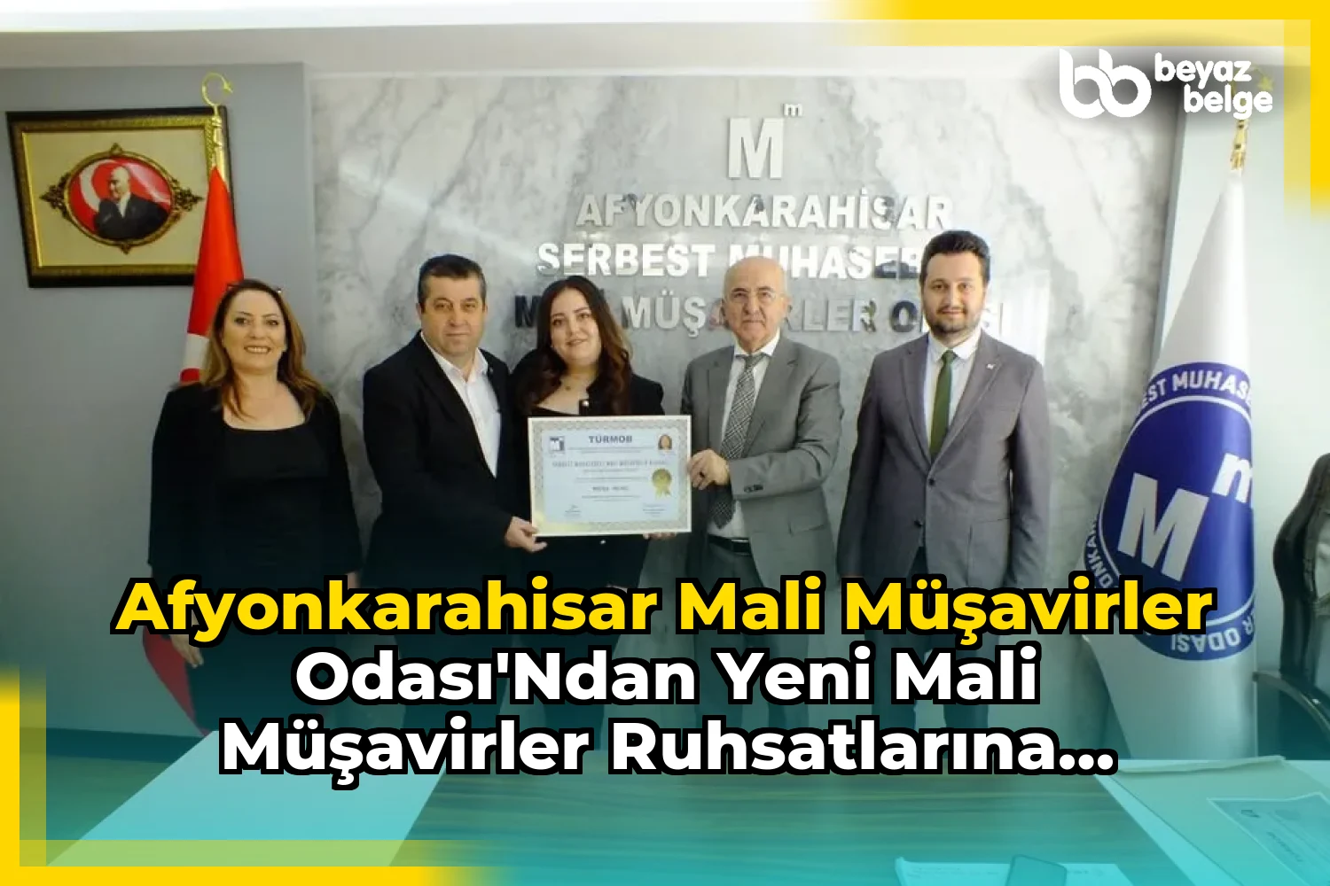 Afyonkarahisar Mali Müşavirler Odası'ndan Yeni Mali Müşavirler Ruhsatlarına İlişkin Açıklama
