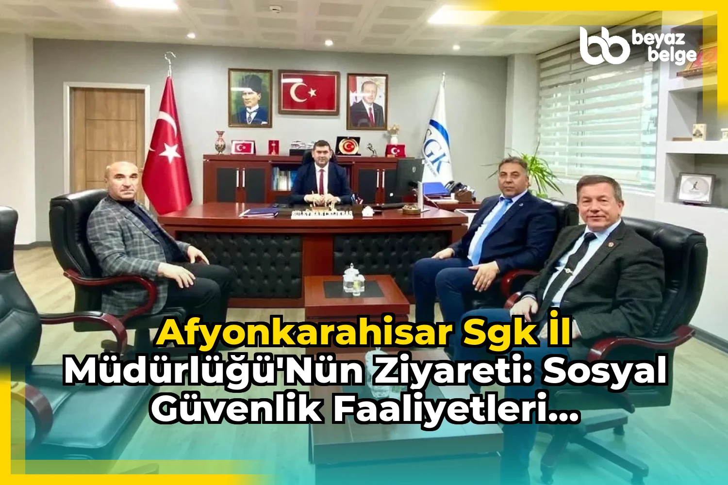 Afyonkarahisar SGK İl Müdürlüğü'nün Ziyareti: Sosyal Güvenlik Faaliyetleri Değerlendirildi