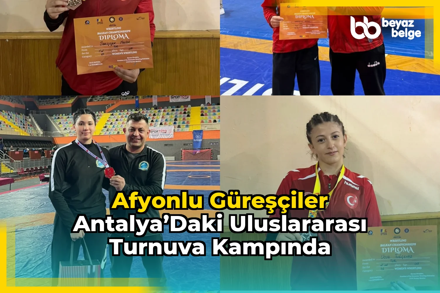 Afyonlu Güreşçiler Antalya’daki Uluslararası Turnuva Kampında