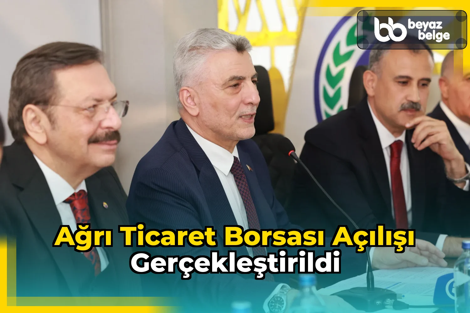 Ağrı Ticaret Borsası açılışı gerçekleştirildi