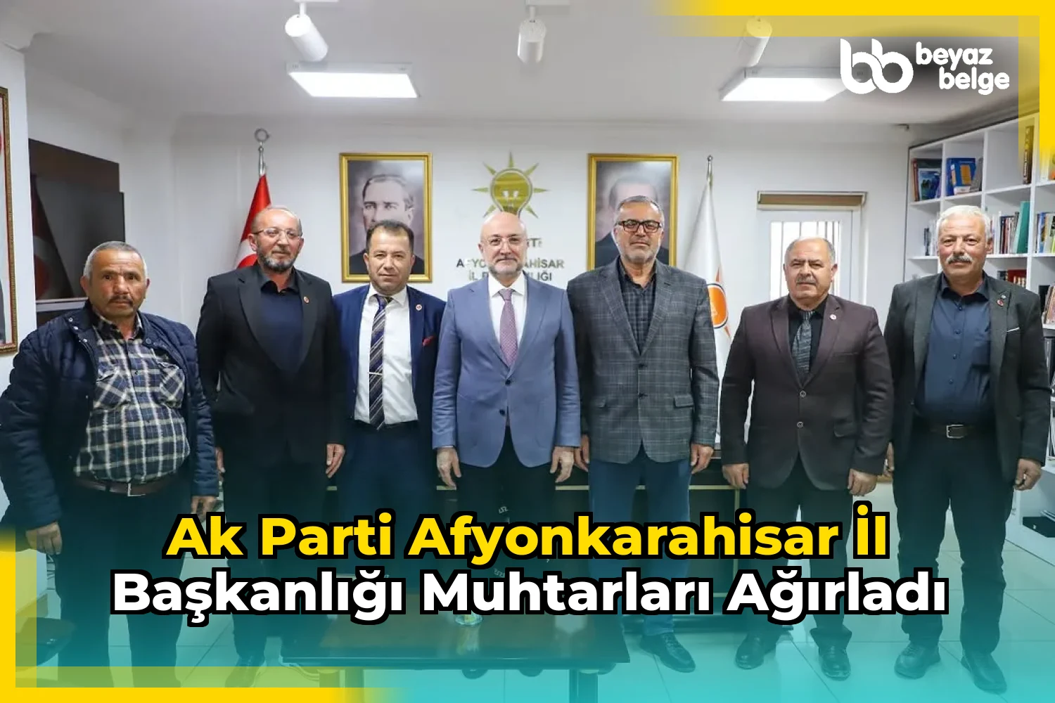 AK Parti Afyonkarahisar İl Başkanlığı Muhtarları Ağırladı
