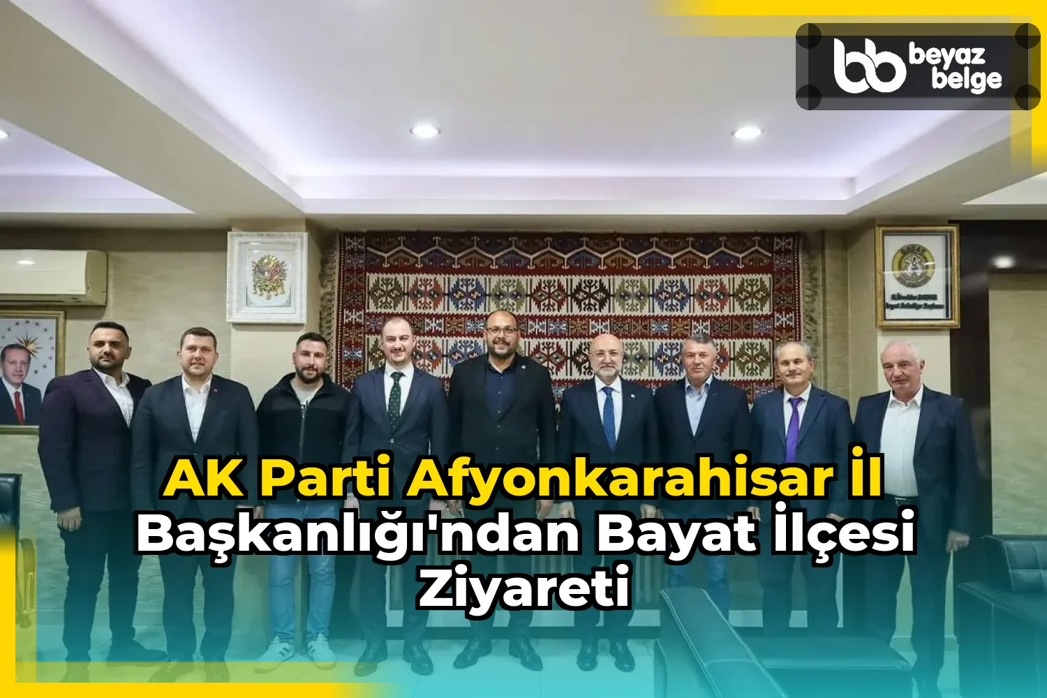 AK Parti Afyonkarahisar İl Başkanlığı'ndan Bayat İlçesi Ziyareti