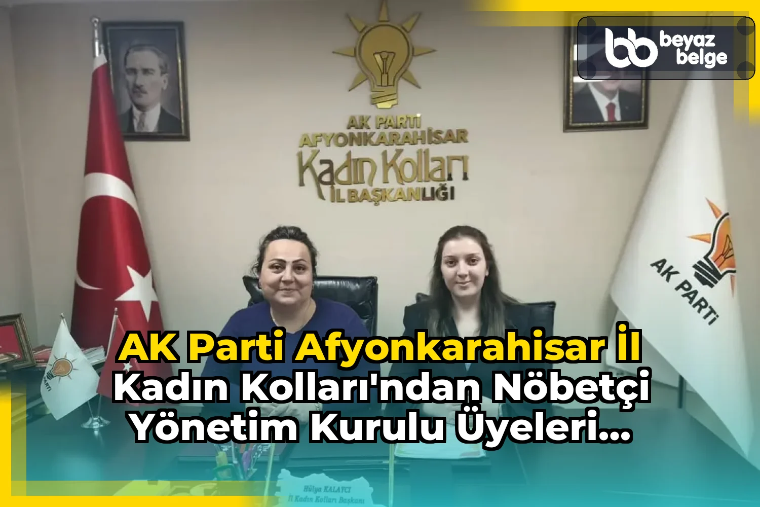 AK Parti Afyonkarahisar İl Kadın Kolları'ndan Nöbetçi Yönetim Kurulu Üyeleri Açıklaması