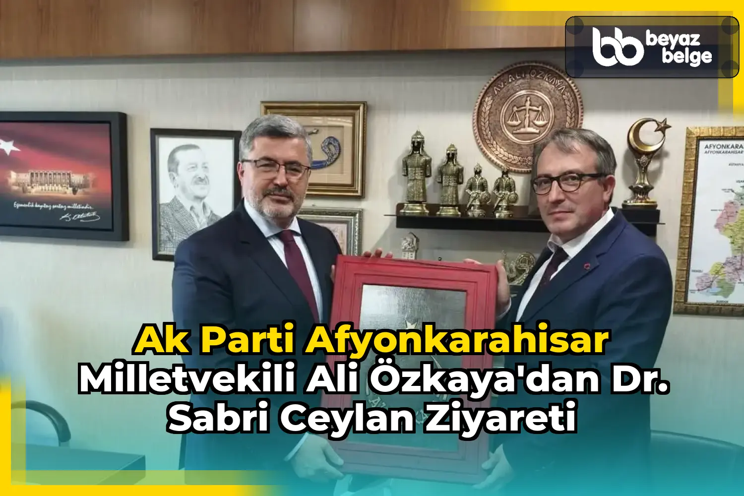 Ak Parti Afyonkarahisar Milletvekili Ali Özkaya'dan Dr. Sabri Ceylan Ziyareti