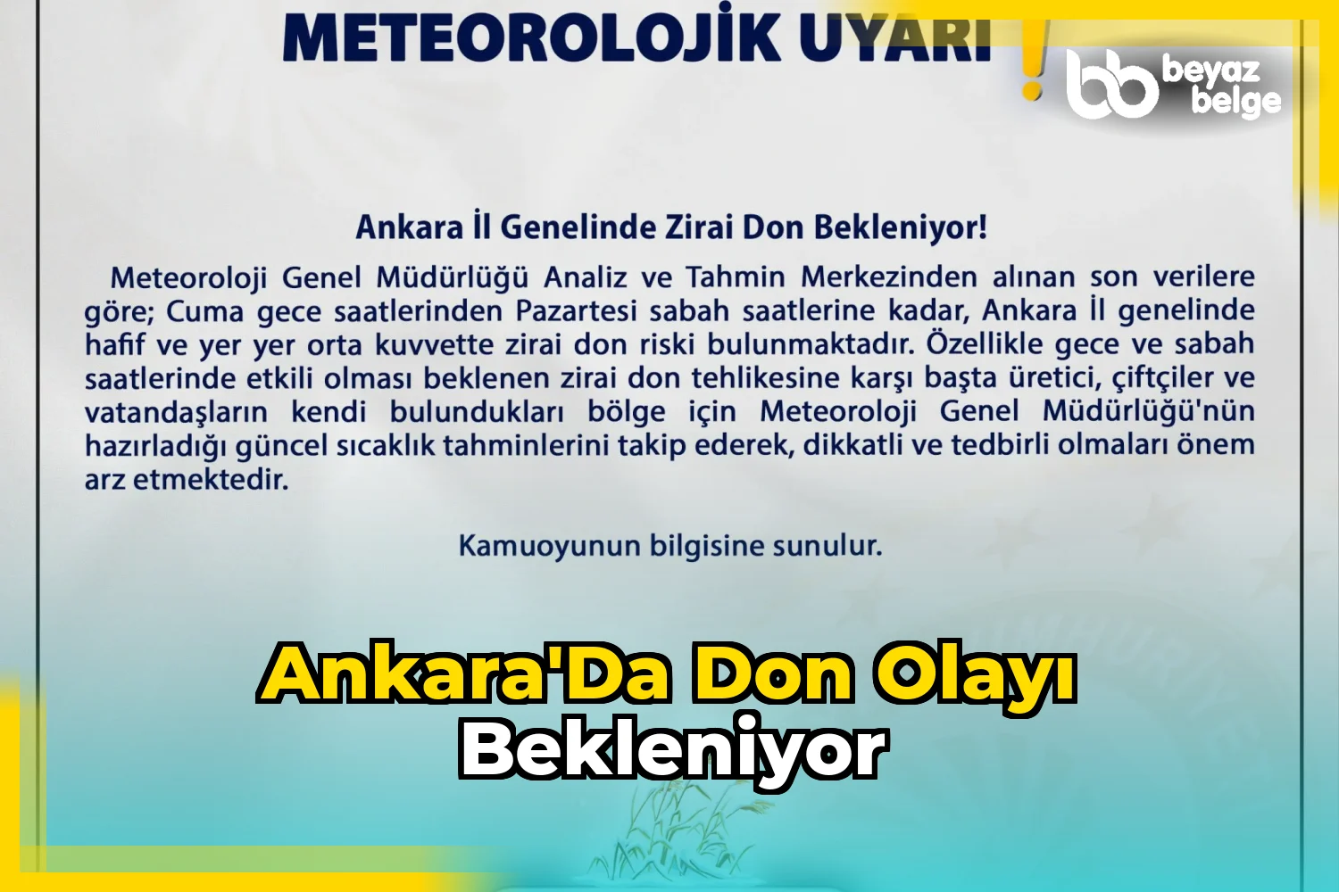 Ankara'da Don Olayı Bekleniyor
