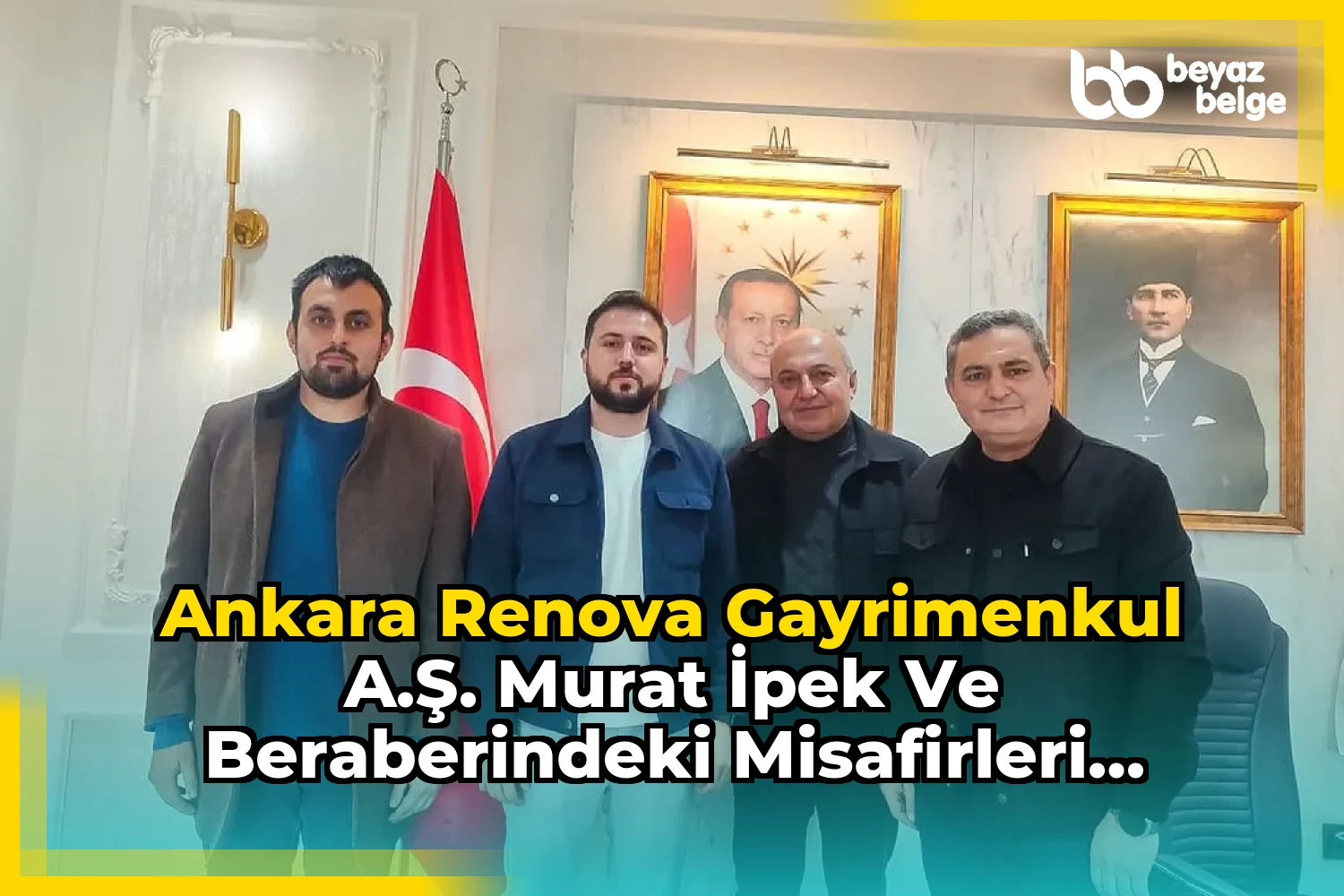 Ankara Renova Gayrimenkul A.Ş. Murat İpek ve Beraberindeki Misafirleri Çobanlar Belediyesi'nde Ağırladı