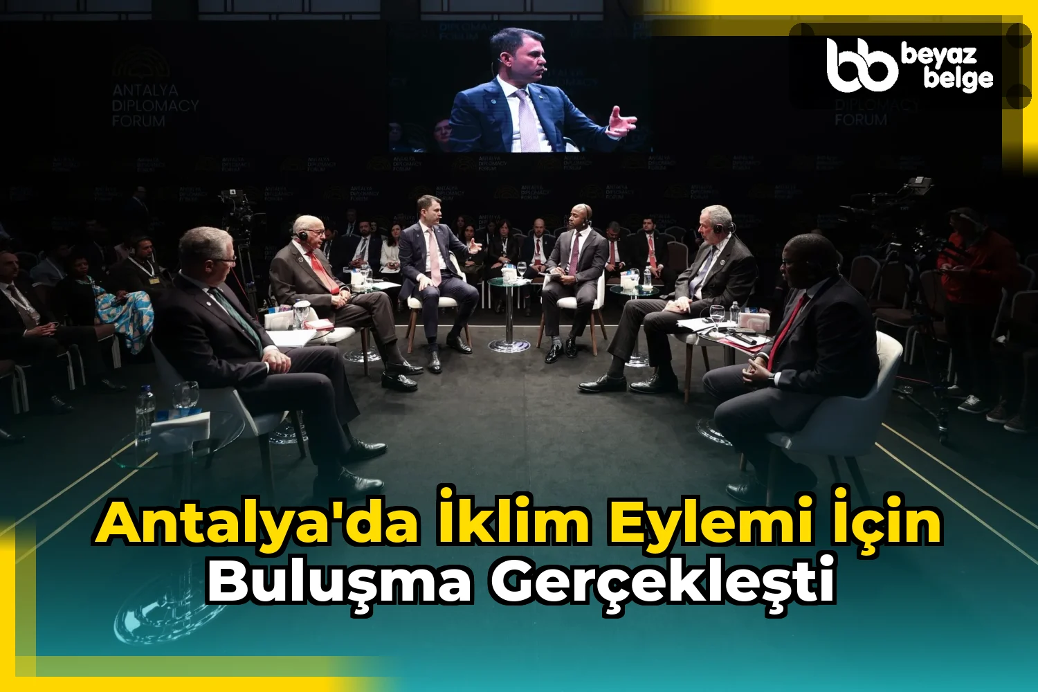 Antalya'da İklim Eylemi İçin Buluşma Gerçekleşti
