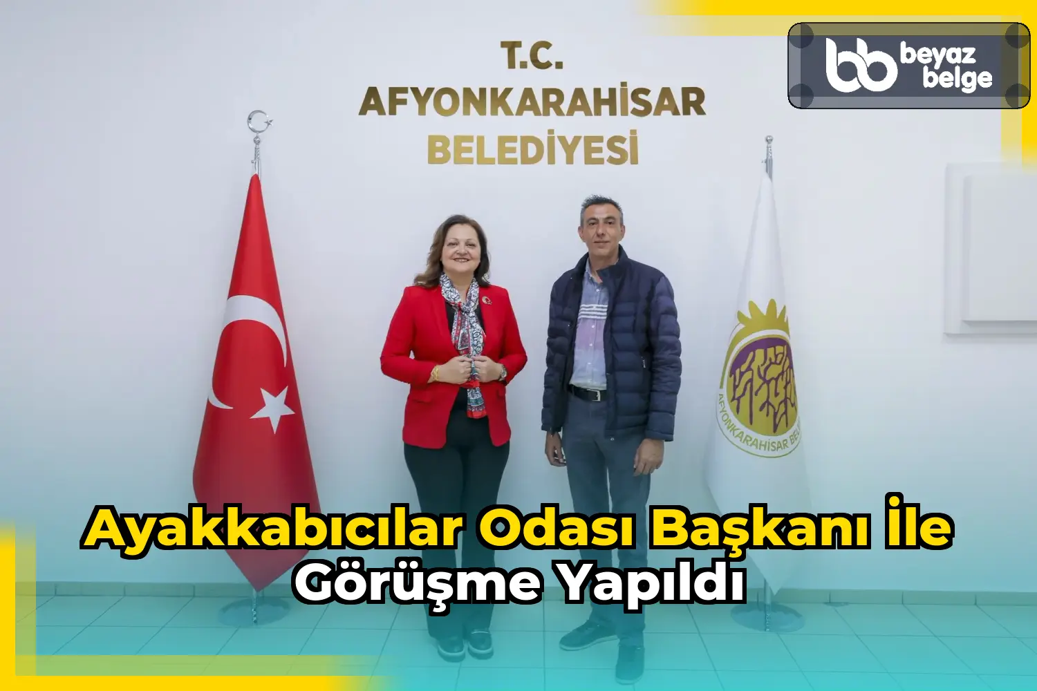 Ayakkabıcılar Odası Başkanı ile görüşme yapıldı