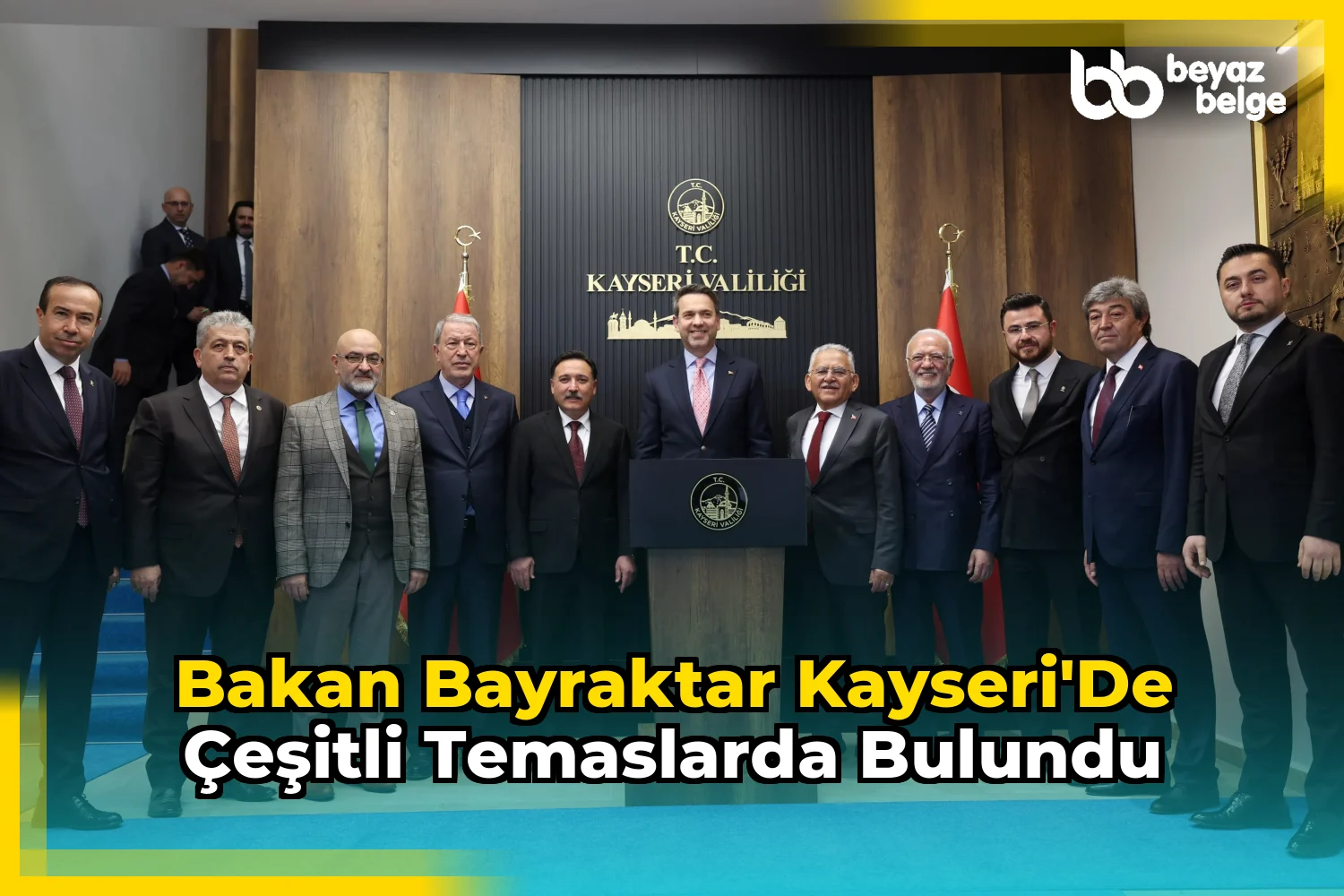 Bakan Bayraktar Kayseri'de çeşitli temaslarda bulundu