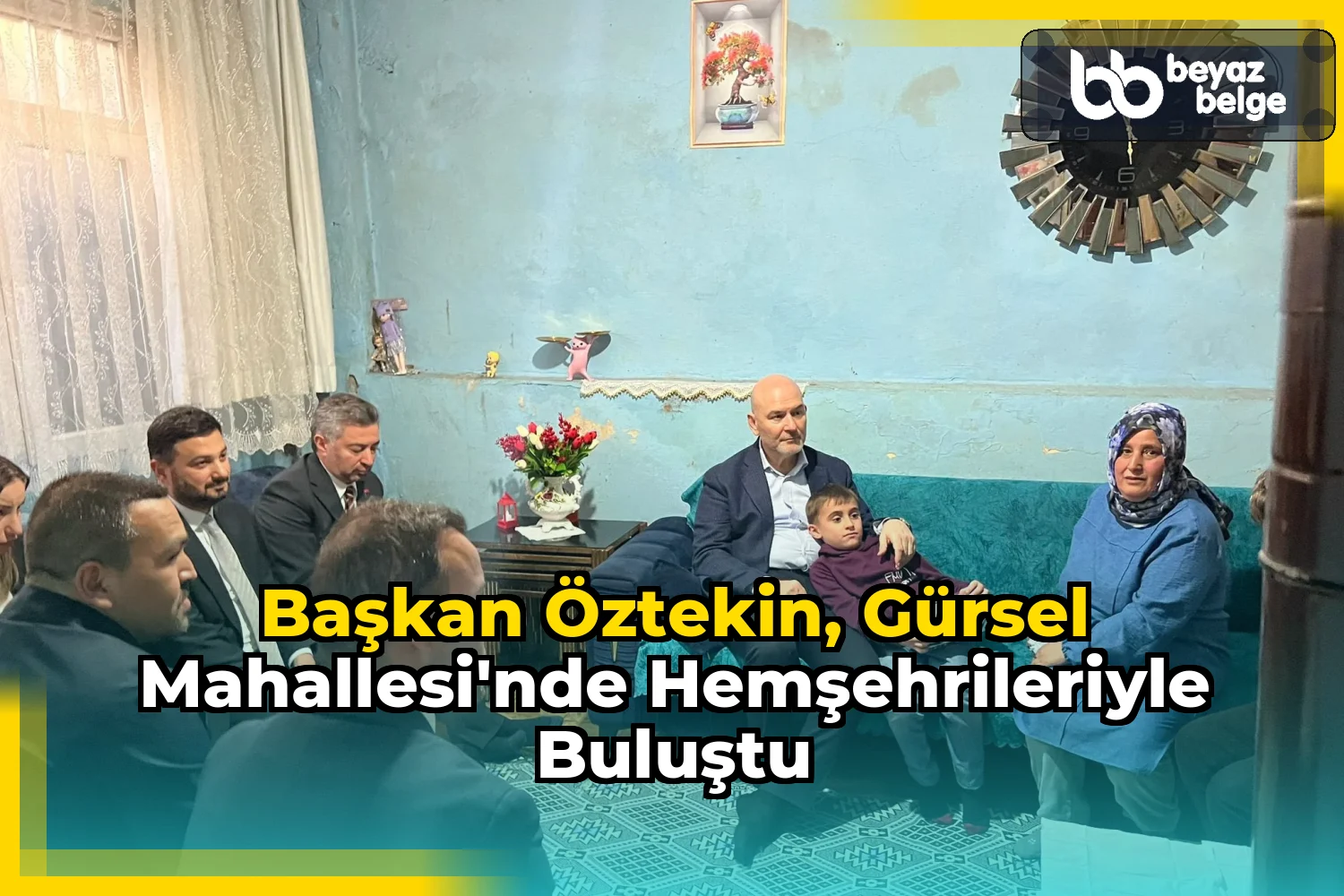 Başkan Öztekin, Gürsel Mahallesi'nde hemşehrileriyle buluştu